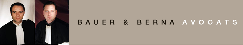 Olivier Bauer et Fr�deric Berna Avocats Nancy